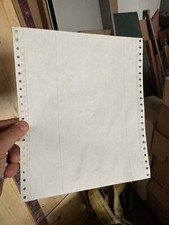 CARTA MODULO CONTINUO USO BOLLO 24cm. x 11" - 90gr -1500 FG BIANCA SENZA RIGHE.