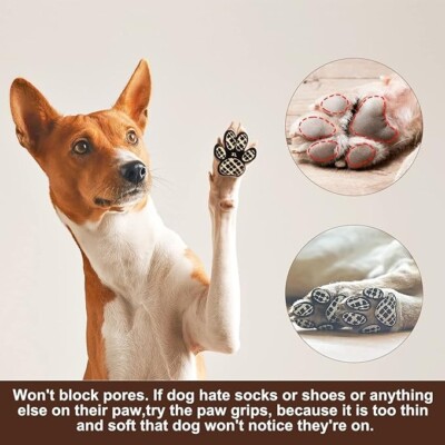 Dog Paw Anti Slip Protector Grip Traction Pads Size Large