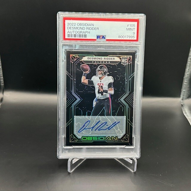 2022 Obsidian Desmond Ridder Auto 58/199 PSA 9