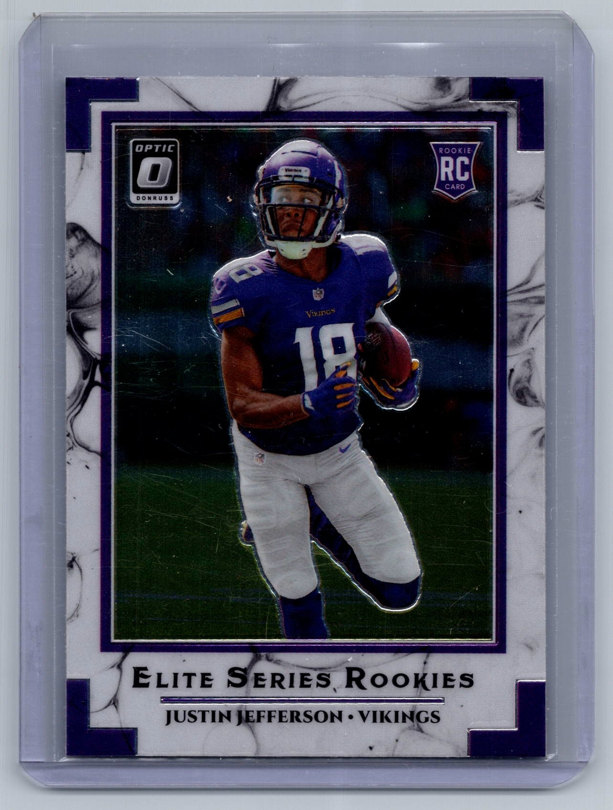 2020 Donruss Optic #ESR-JUJ Justin Jefferson Rookie Elite Series