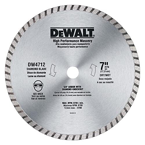 DeWalt DW4712B 17,8 cm High performance Diamond Masonry Blade
