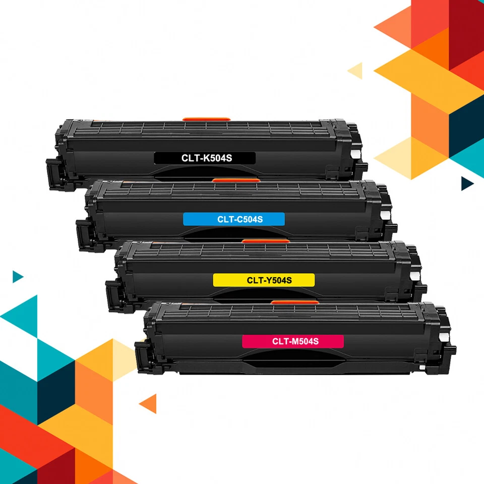 Комплект 5 CLT-K504S C504S Y504S M504S тонер для Samsung SL-C1810W CLX-4195FW 4195FN - Изображение 2 из 4