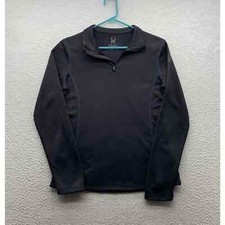 Spyder 1/4 Zip Jacket Womens Medium M Base Layer Hiking Outdoors Wicking Black
