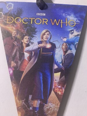 Doctor Who Dr. Wimpelschild Jagdflagge hängendes Dekor Geschenkschild Plakette TV A10