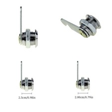 US 4 Pack Cabinet Cam Locks Set Keyed Alike Secure Drawer File RV Locks 4 Size