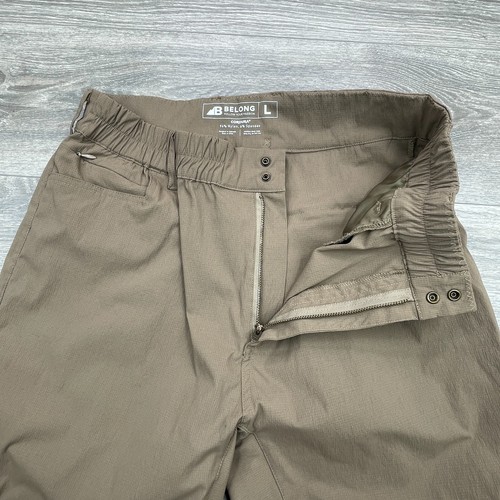Belong Pants Mens Large Beige Traverse Tek Cordura Technical Ripstop Cinch Cord - Picture 3 of 15