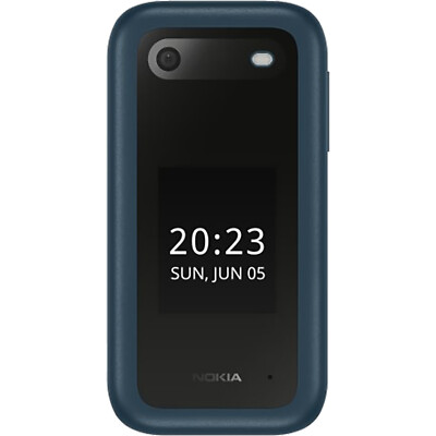NEW Nokia 2660 Flip 4G Blue 128MB + 48MB Dual-SIM Factory Unlocked