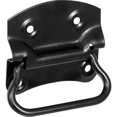 SCHWERLAST BRUSTGRIFFE IN SCHWARZ + SCHRAUBEN 4'' 100mm