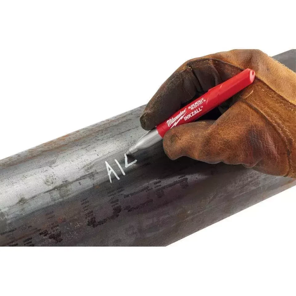 Inkzall Silver And Gold Fine Point Jobsite Permanent Markers (2-pack) | Marker - Image 3 of 4