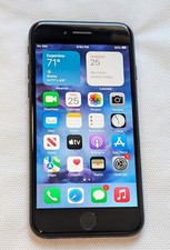 NICE Condition BLACK Apple iPhone 7 128GB AT T CRICKET Cell Phone