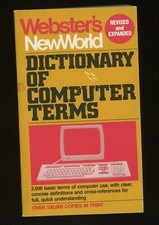 Webster's New World Revised  Expanded Dictionary of Computer Terms 282 Pages LR