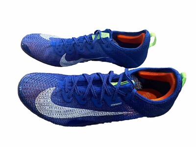 Nike Zoom Superfly Elite Sprint Track Spikes Racer Blue Lime Blast Mens  Sz 12