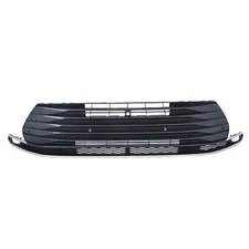 Front Lower Grille For Toyota Sienna 2021-2023 Plastic Gloss Balck Silver Gray