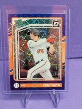 Coby Mayo 2024 Panini Donruss Baseball Optic Rated Prospect Blue Velocity