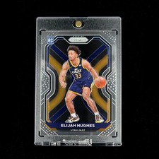 Elijah Hughes RC ✅️✅️- 2020-21 NBA Panini Prizm Basketball Rookie Card Jazz #271