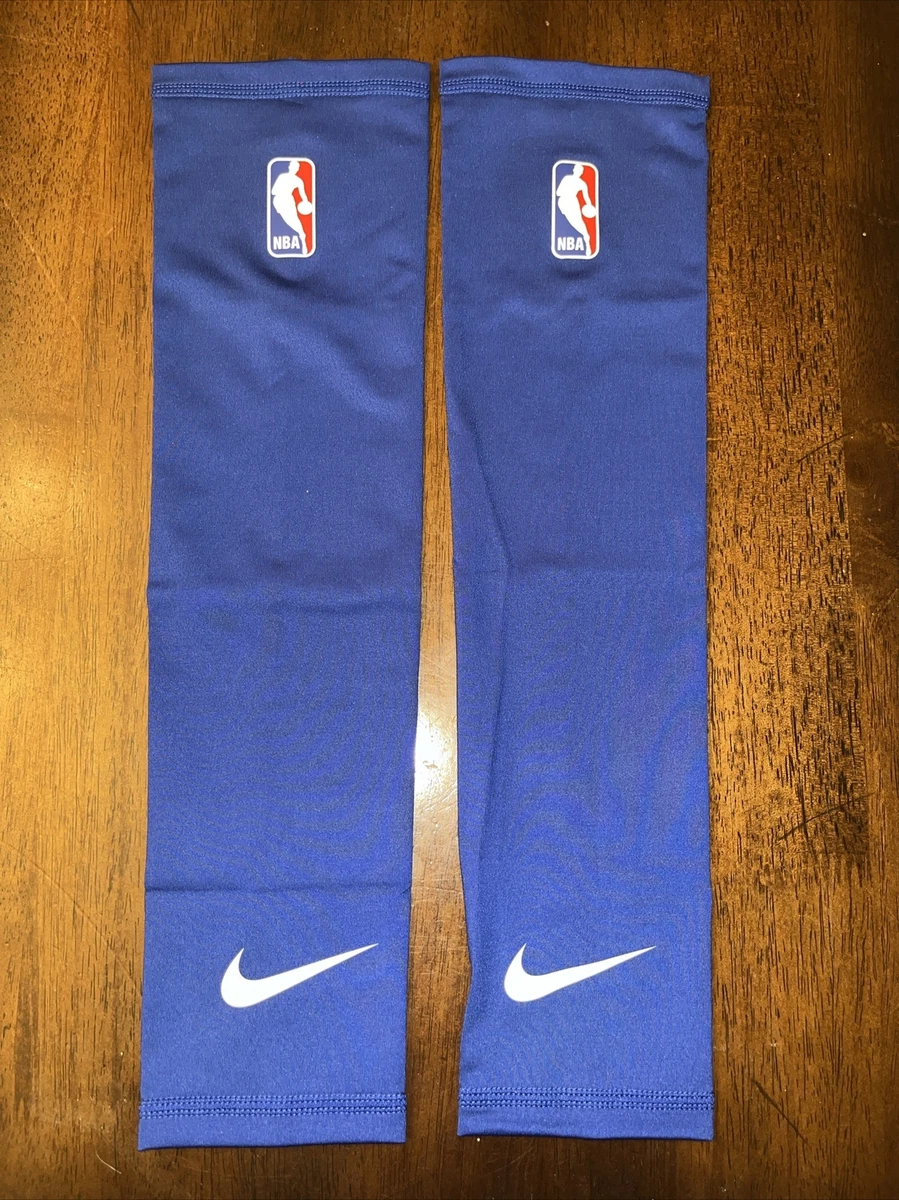 Nike NBA Dri-Fit Basketball Shooter Arm Sleeve - Signal Blue/White - Adult  L