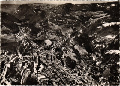 CPM Saint-Claude Panoramablick aus der Luft Frankreich (1336850)