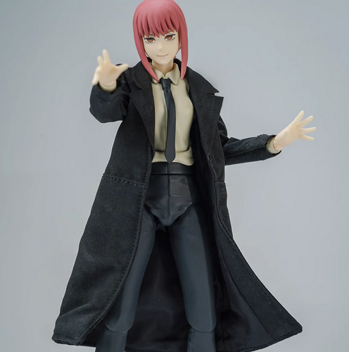 1/12 Female Black Overcoat Coat Model for 6''Little Bell Asi 3.0 BJD figma - Foto 6 di 6