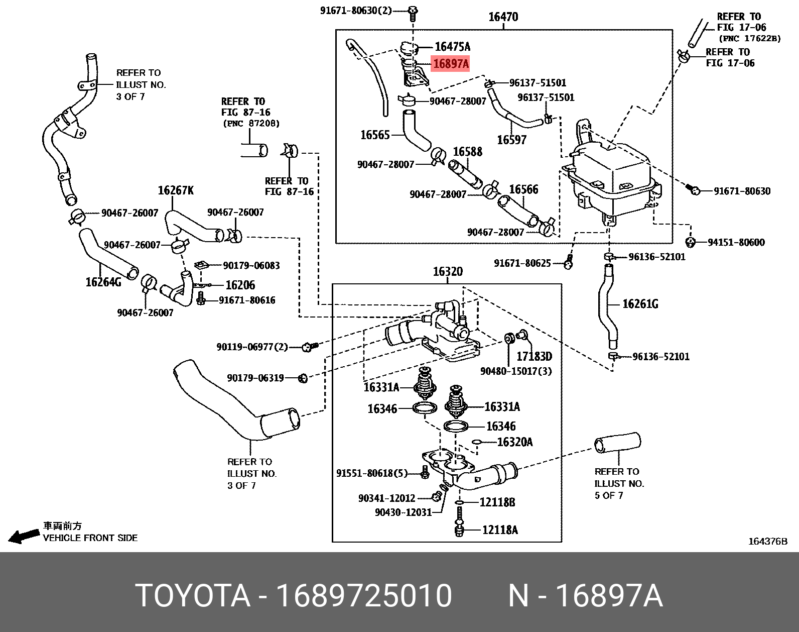 Genuine OE neck, filler, 1689725010 for TOYOTA 16897-25010 | eBay