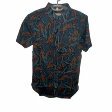 NWT Men's Nifty Genius Short Sleeve Tropical Shirt XS Button Down