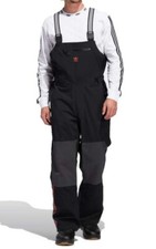 ADIDAS Men's 3-LAYER Snow Bib Pants - FJ7485 - Black/Orange - XS - NWT