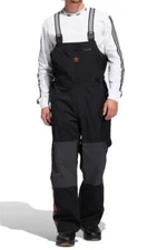 ADIDAS Men's 3-LAYER Snow Bib Pants - FJ7485 - Black/Orange - XS - NWT