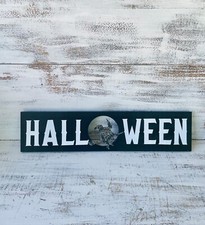 Halloween Witch Printed Wood Sign