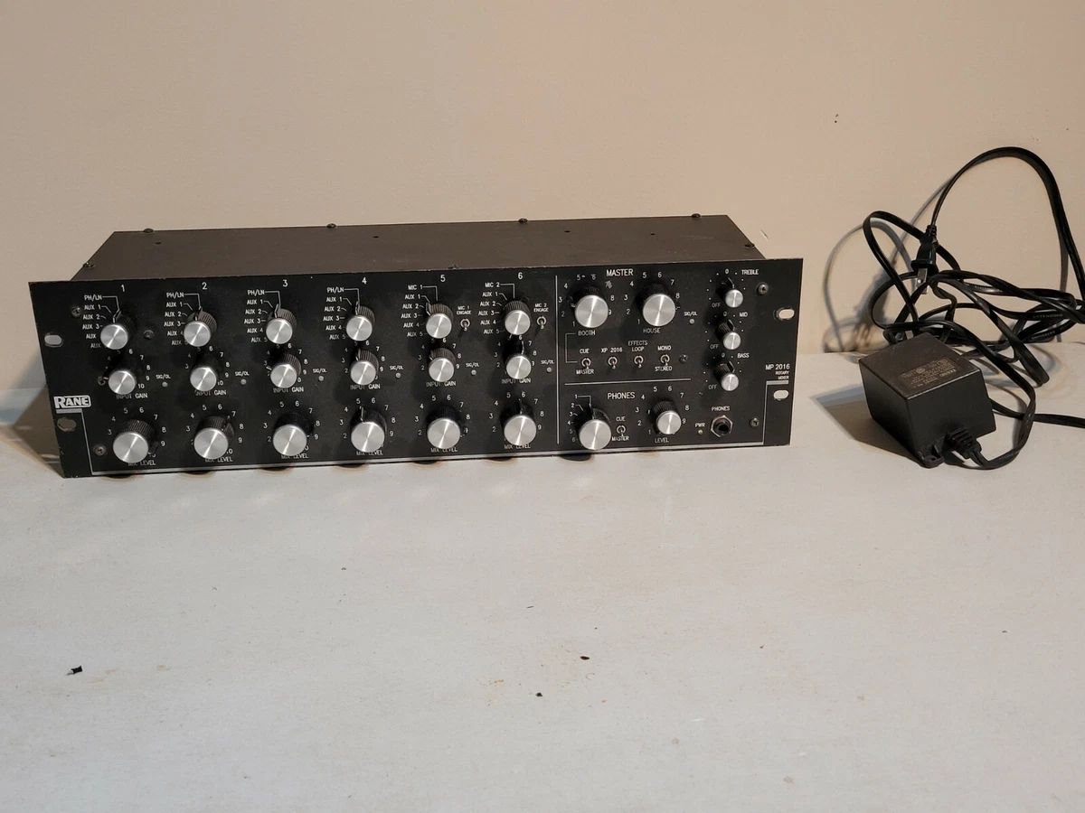 国際ブランド】 Rane MP2016ロータリーミキサー＋XP2016aプロセッサー 
