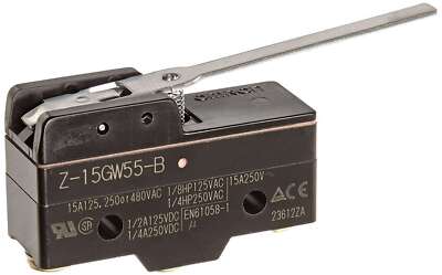 1PC Omron 15A Z-15GW55-B Basic Switch With Hinge Lever And Screw Terminal