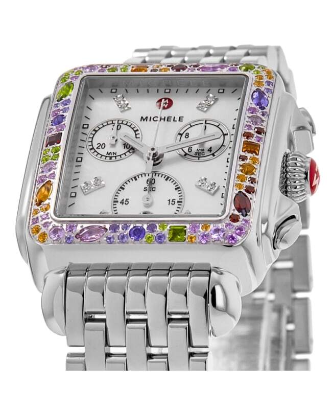 New Michele Deco Soiree Diamond Mother of Pearl Women