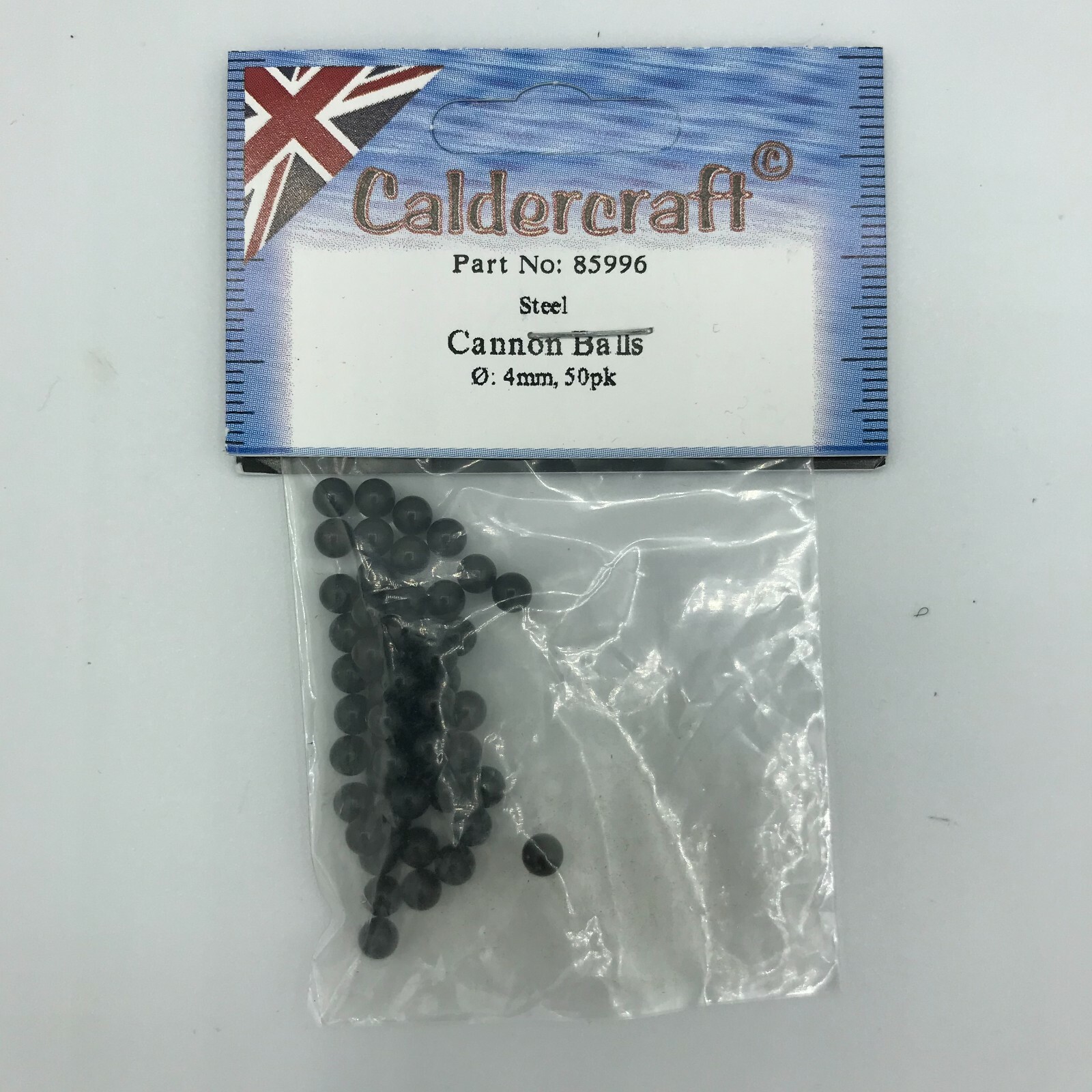 Caldercraft Cannonballs 4mm (50) C85996 Model Boat Fittings