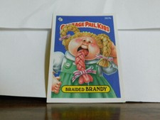 GARBAGE PAIL KIDS SERIES 7 1987 BRAIDED BRANDY