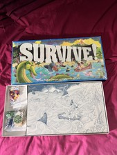 Vtg 1982 Survive Board Game Parker Brothers N...