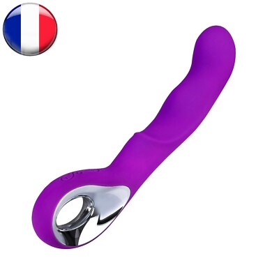 Vibromasseur luxe silicone doux 10 vitesses étanche puissant rechargeable  USB