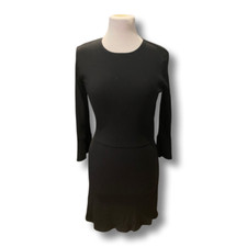 Reformation black long sleeve dress size UK12/US8