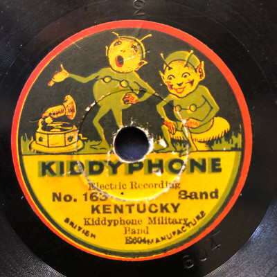 9 Schellack Kiddyphone Kinder-Platten 1920er, Little Marvel, Oliver, Little Tots
