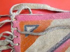 NATIVE AMERICAN SHOULDER POUCH HAND MADE PAINTED  MEDICINE MAN FRINGE BAG RARE — photo 9