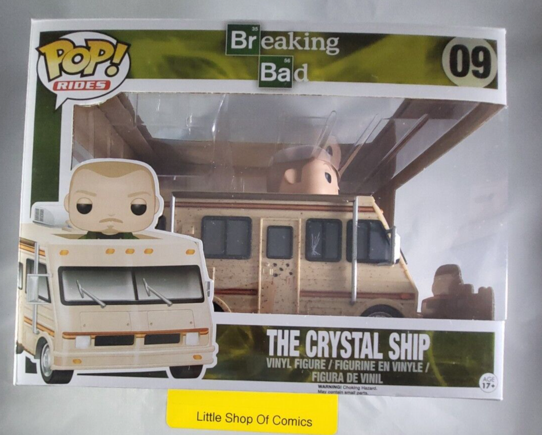 Funko Pop! Rides Breaking Bad Crystal Ship #09 Vinyl Figure See Photos