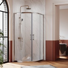 Duschabtrennung Viertelkreis Eckdusche Runddusche Duschkabine Dusche 80x80 90x90