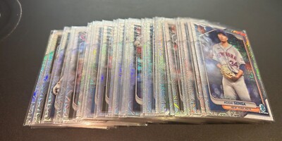 2024 Bowman Mega Box - Mojo Refractor Base Cards - You Pick Complete Your Set RC
