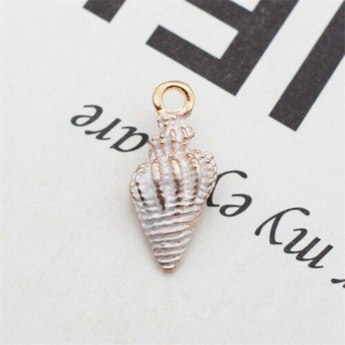 DIY Handmade Ocean Pendants Jewelry Nice Conch Sea Shell Craft 13/15Pcs Charms - Picture 6 of 14