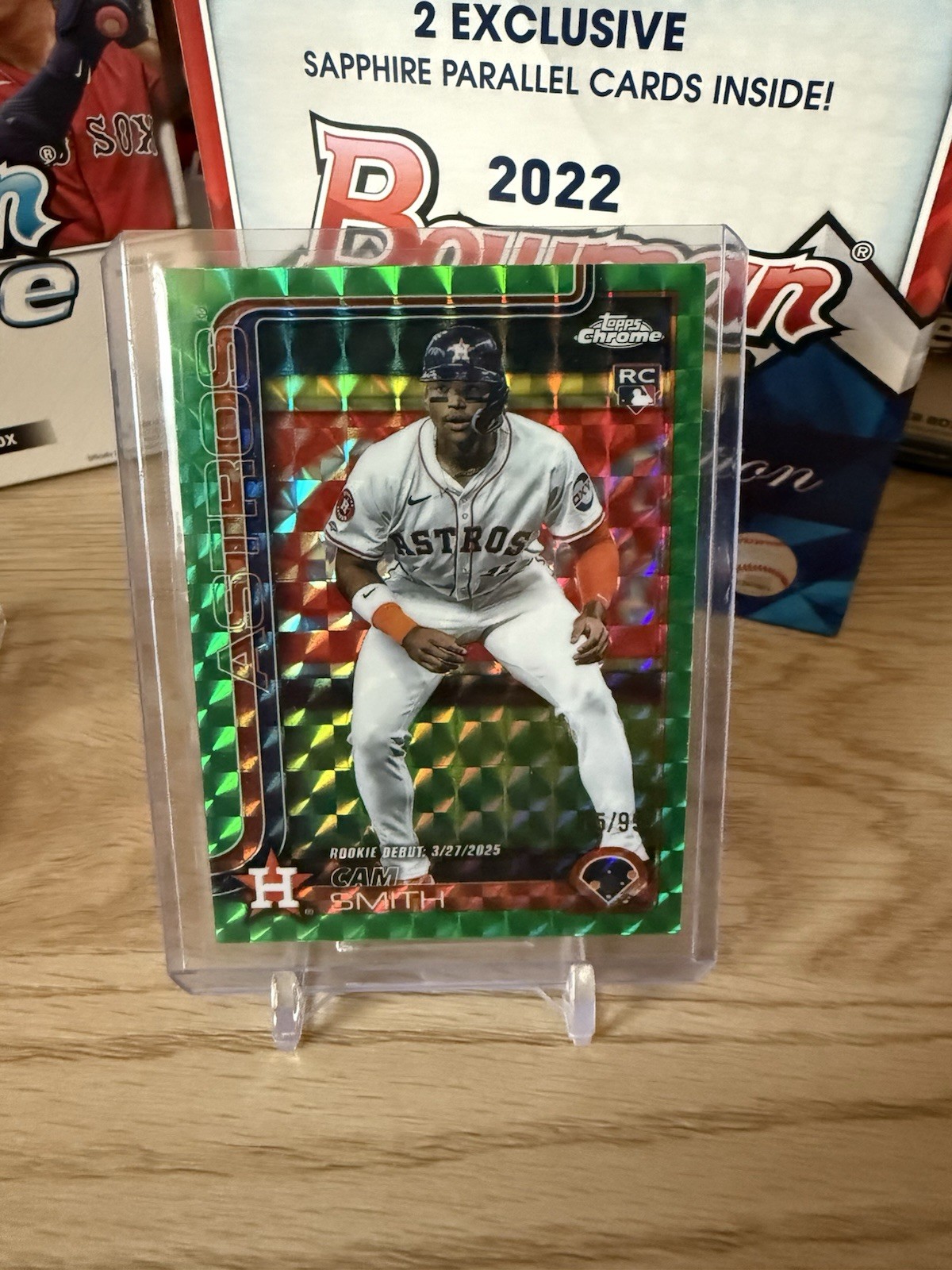 2025 Topps Chrome Update - Cam Smith #USC19 Green Geometric Refractor /99 (RC)