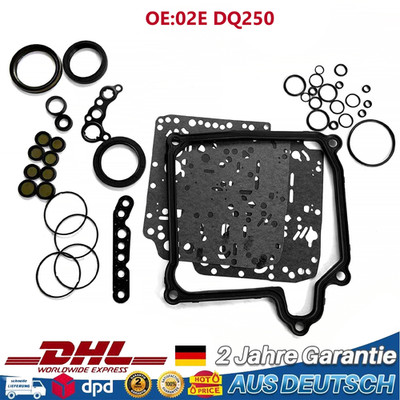 02E DQ250 DSG 6 Speed Transmission Overhaul Rebuild Kit Gasket Seals For VW AUDI