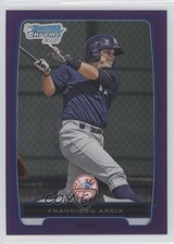 2012 Bowman Chrome Prospects Retail Purple Refractor 182/199 Francisco Arcia d4v