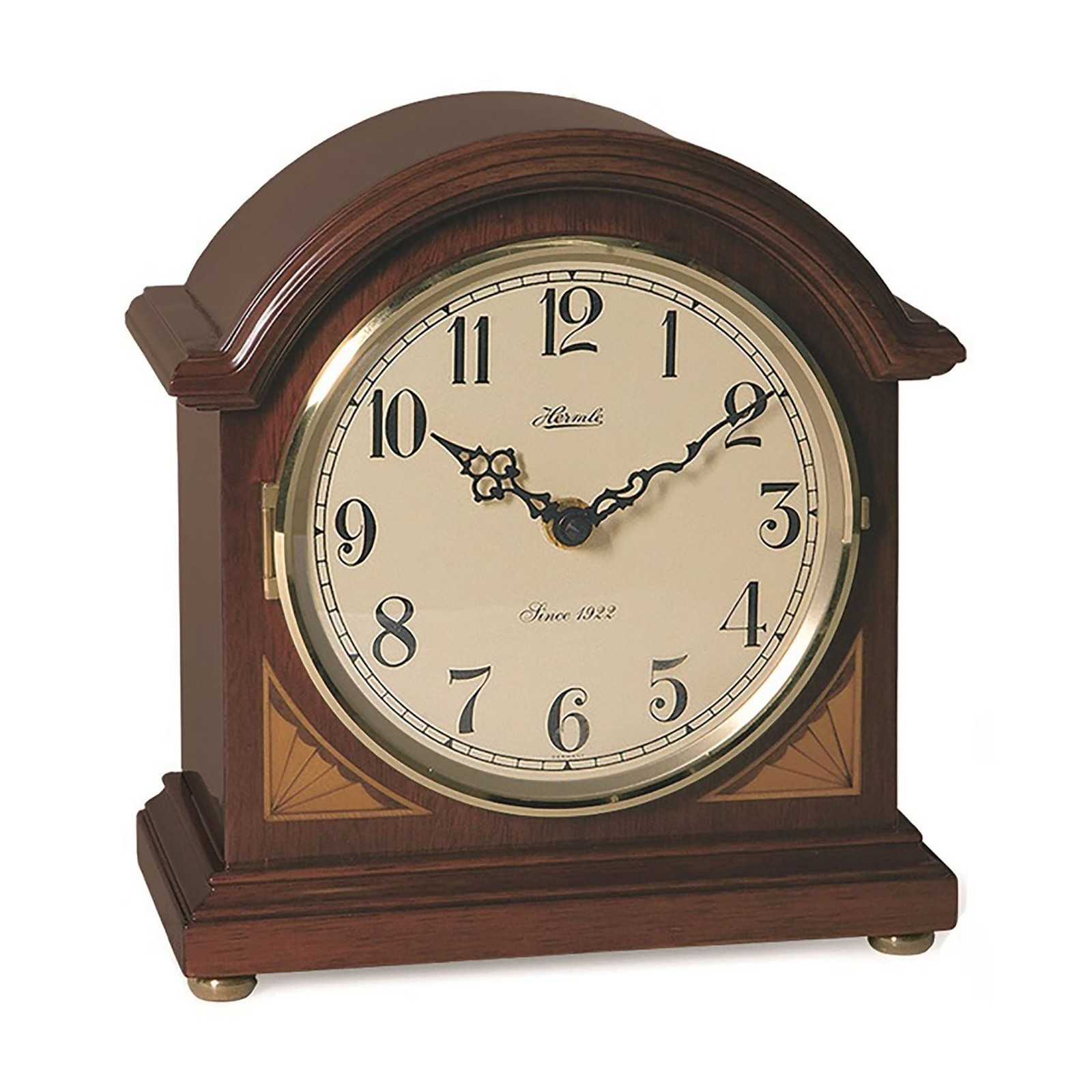Hermle WINDFALL Classic barrister style clock in a cherry fi