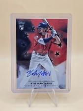2024 Topps Update Series - Baseball Stars Autographs Kyle Manzardo #BSA-KM Black