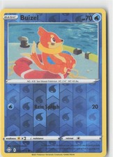Buizel 022/072 Common Shining Fates Pokemon Reverse Holo Near Mint