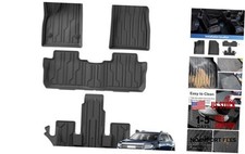 GMC Acadia 6-Seat All Weather TPE Mats Floor Liners Floor Mats for 2017-2023