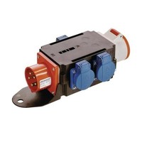 As-Schwabe Cee-Adapter Mixo Brigach 1Xcee-Stecker 400V,16 A,5-Polig IP44 60520