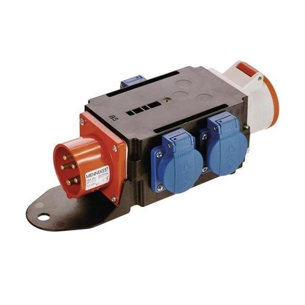 As-Schwabe Cee-Adapter Mixo Brigach 1Xcee-Stecker 400V,16 A,5-Polig IP44 60520-image